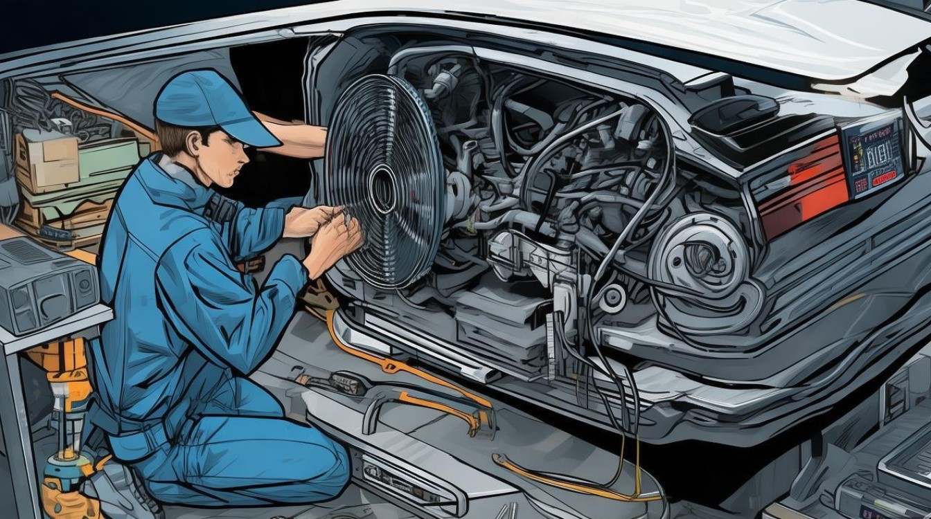 水箱风扇转速慢怎么修