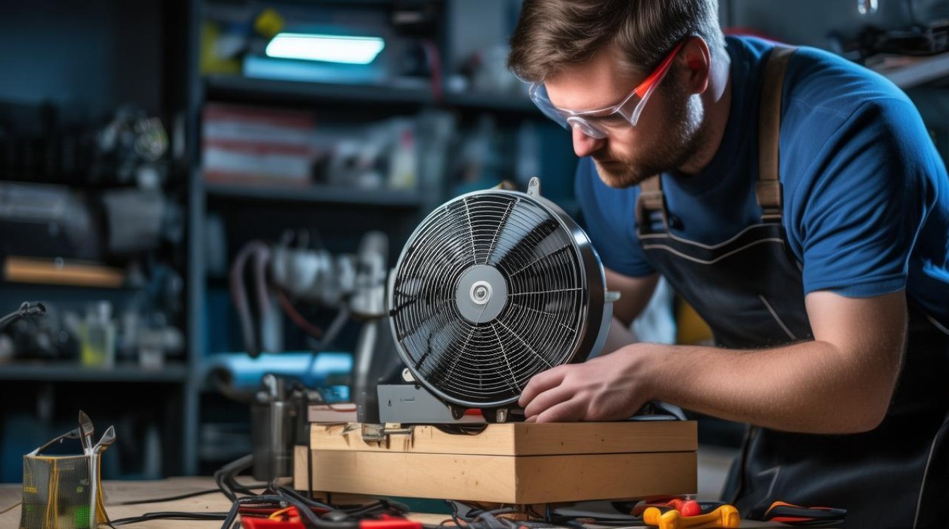 风扇转不动怎么修视频