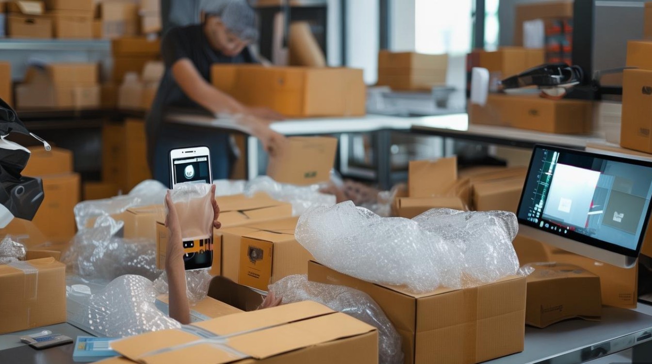 电商拆包打包的视频怎么做