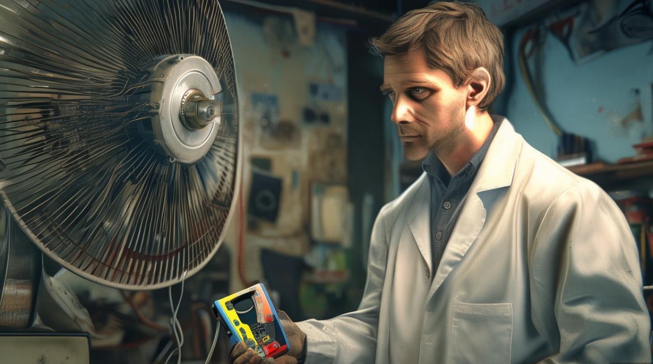 风扇不摇头怎么修有声音