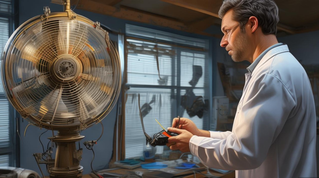 风扇不摇头怎么修有声音