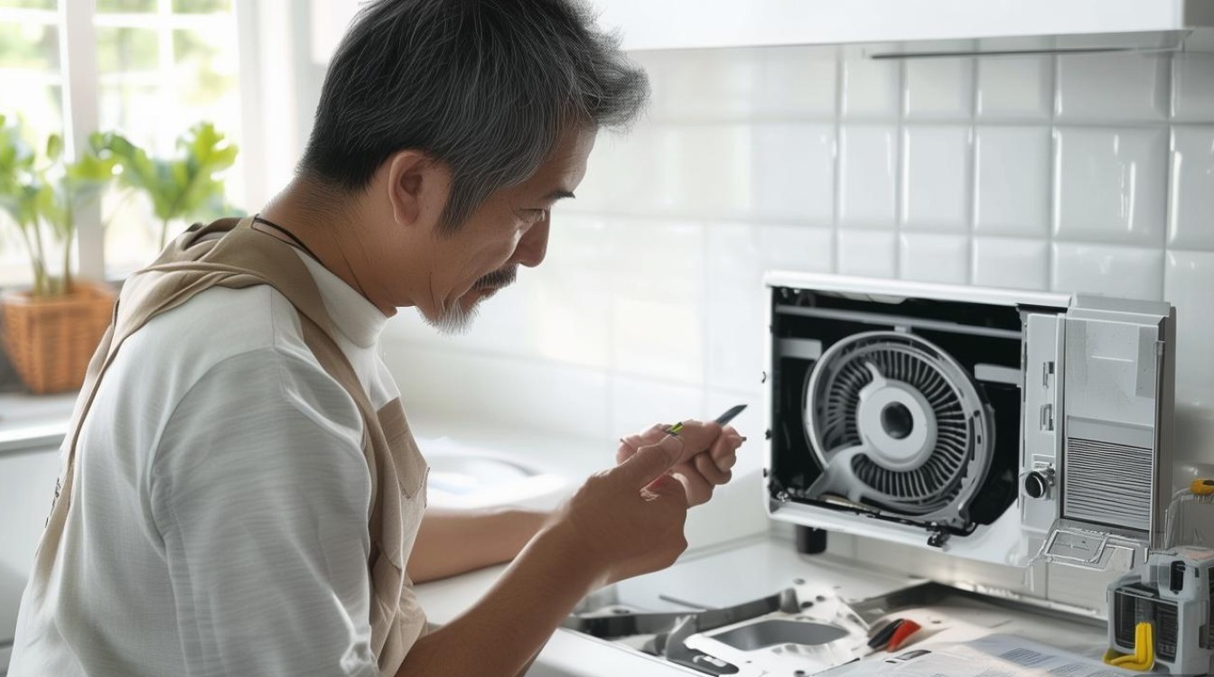 洗碗机风扇掉了怎么修