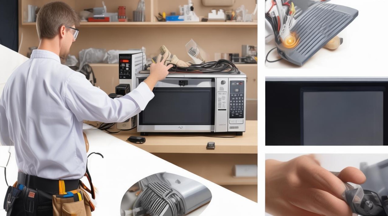 修微波炉的灯泡怎么接线