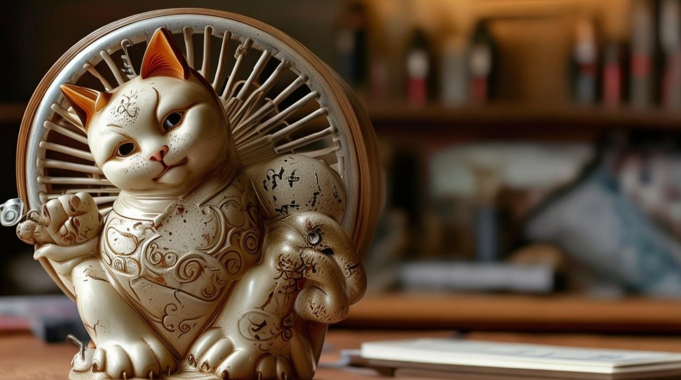 招财猫小风扇不招手怎么修