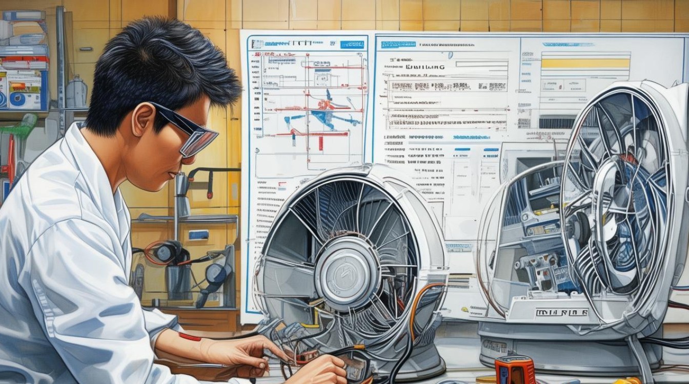 美菱电风扇不出风怎么修