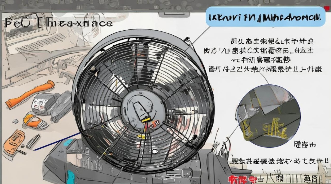 小电风扇没电容的不转了怎么修