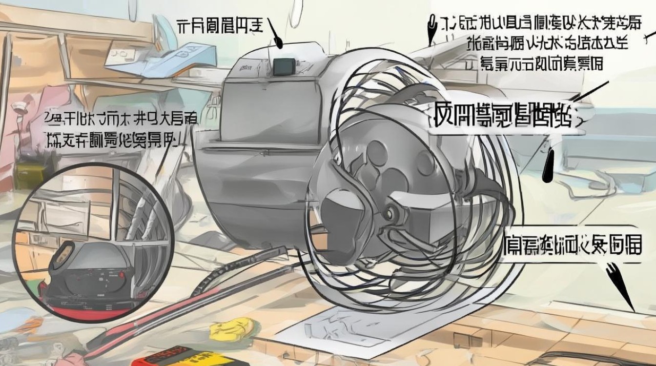 小电风扇没电容的不转了怎么修