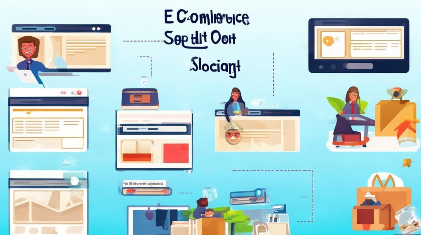 电商卖货流程图怎么做