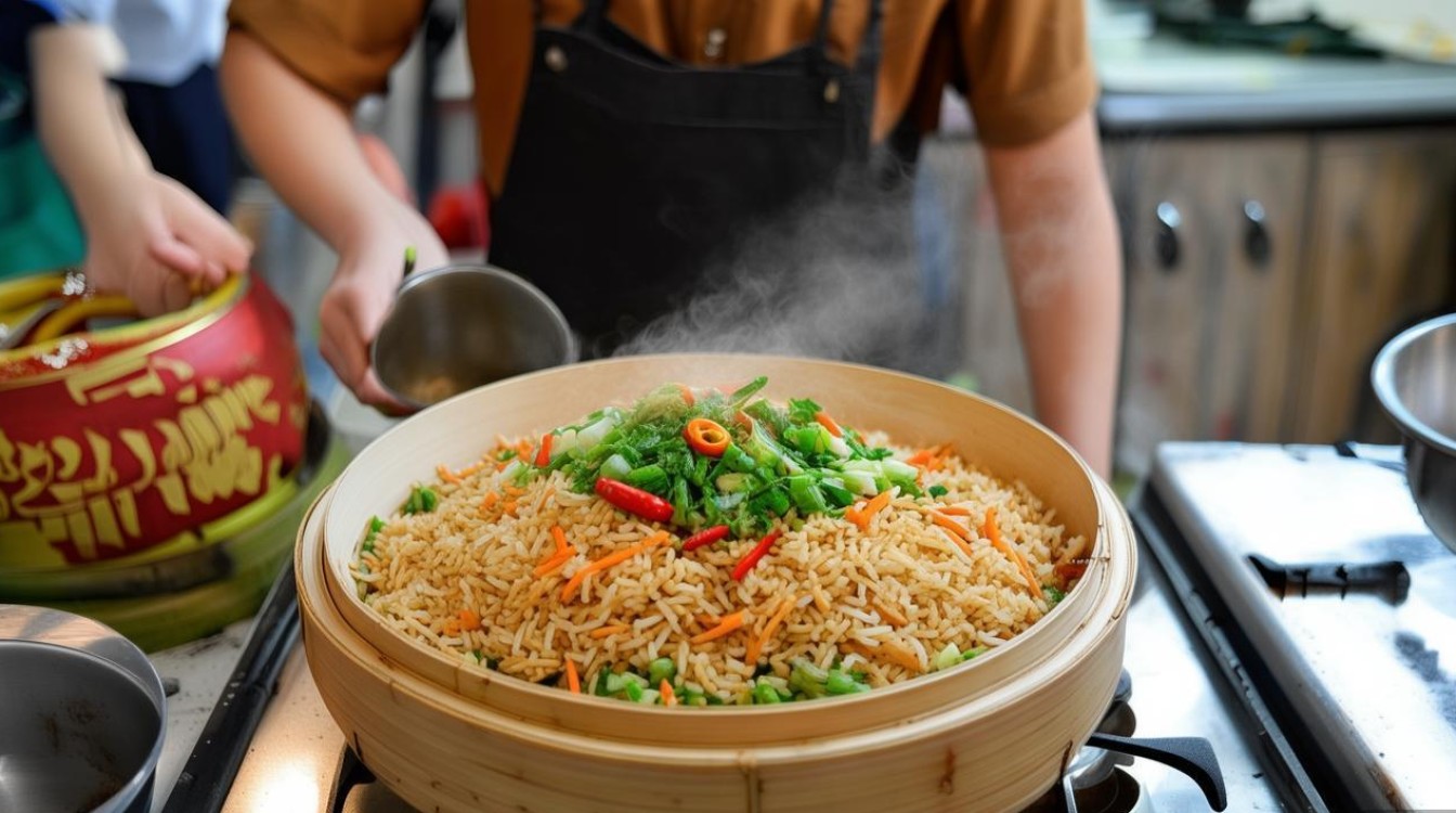 青年大学习怎么炒饭