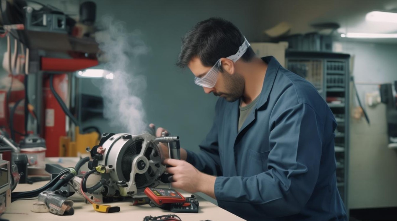 风扇电机冒烟怎么修视频