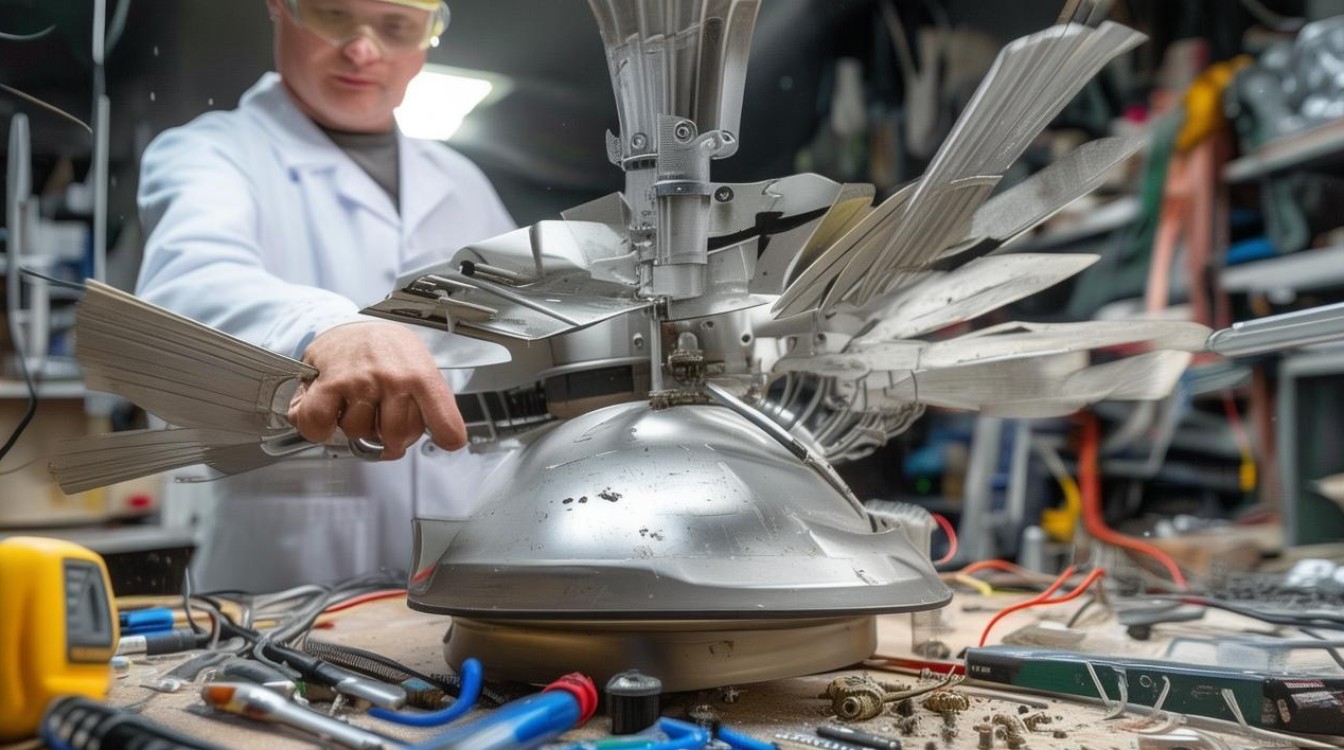 落地风扇断开了怎么修