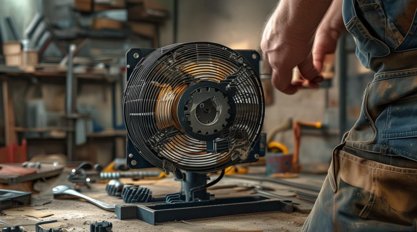 风扇转子齿轮坏了怎么修