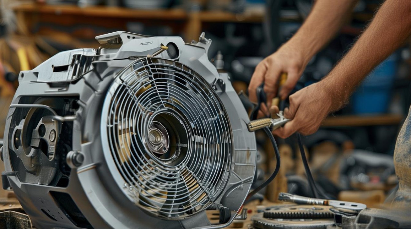 风扇转子齿轮坏了怎么修