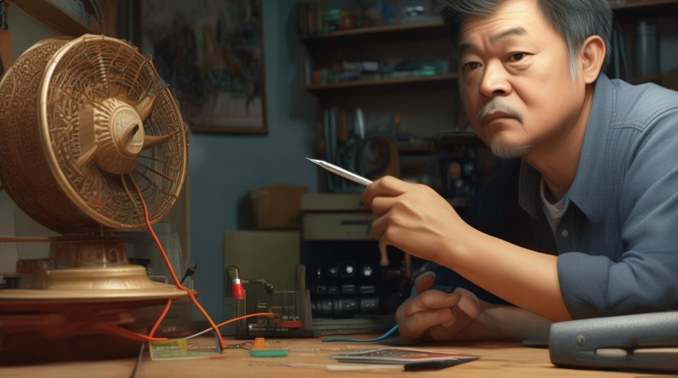 手握小风扇不转怎么修