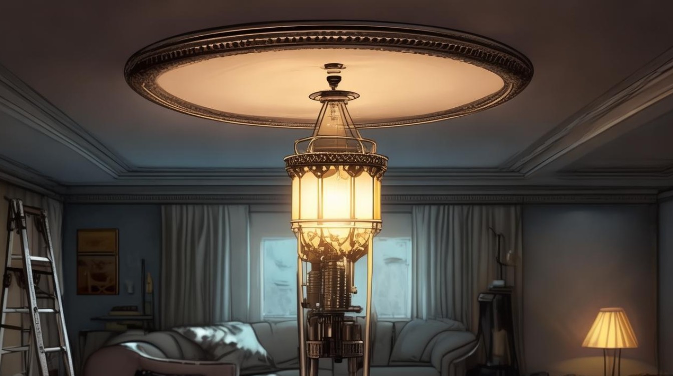 吸顶灯亮风扇不转怎么修