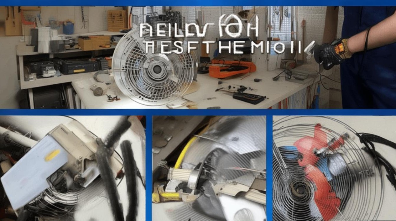 风扇怎么拆开修电机视频