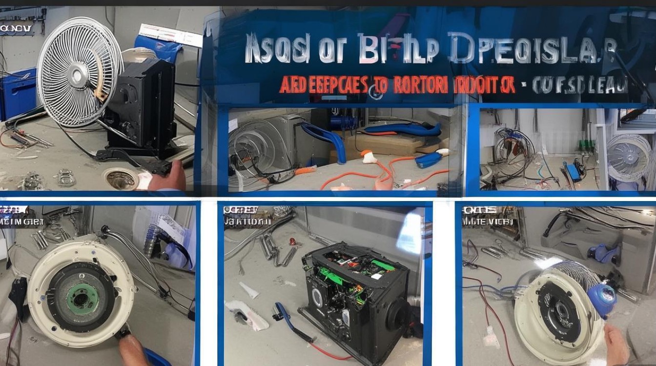 风扇怎么拆开修电机视频