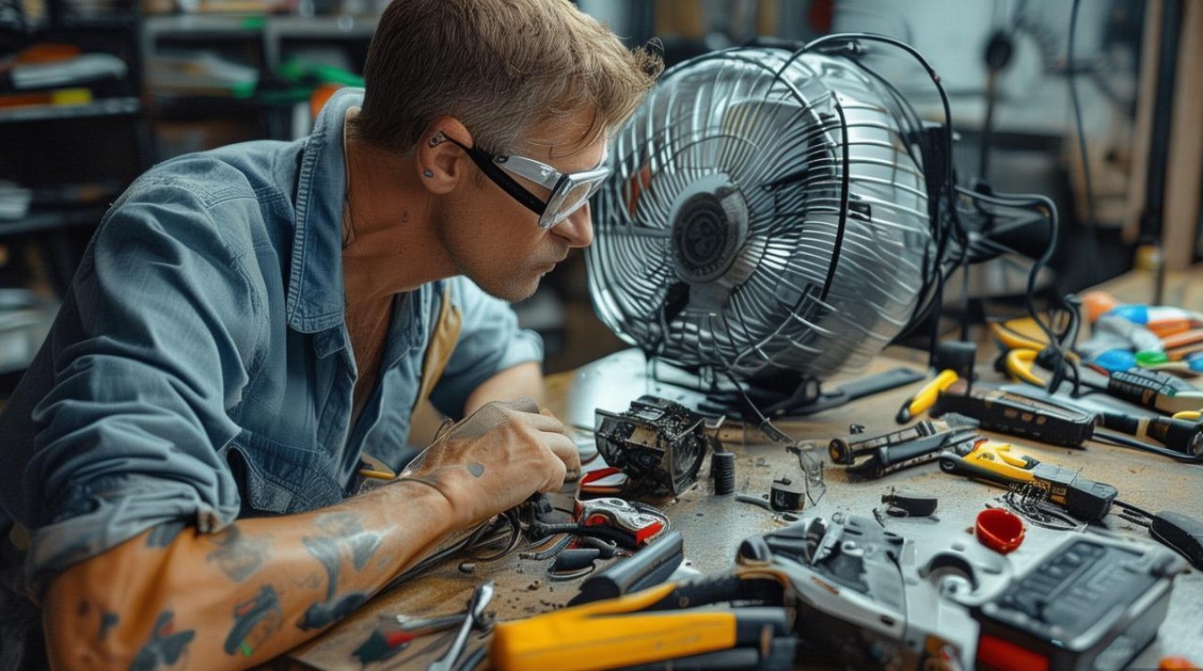 电风扇头子坏了怎么修