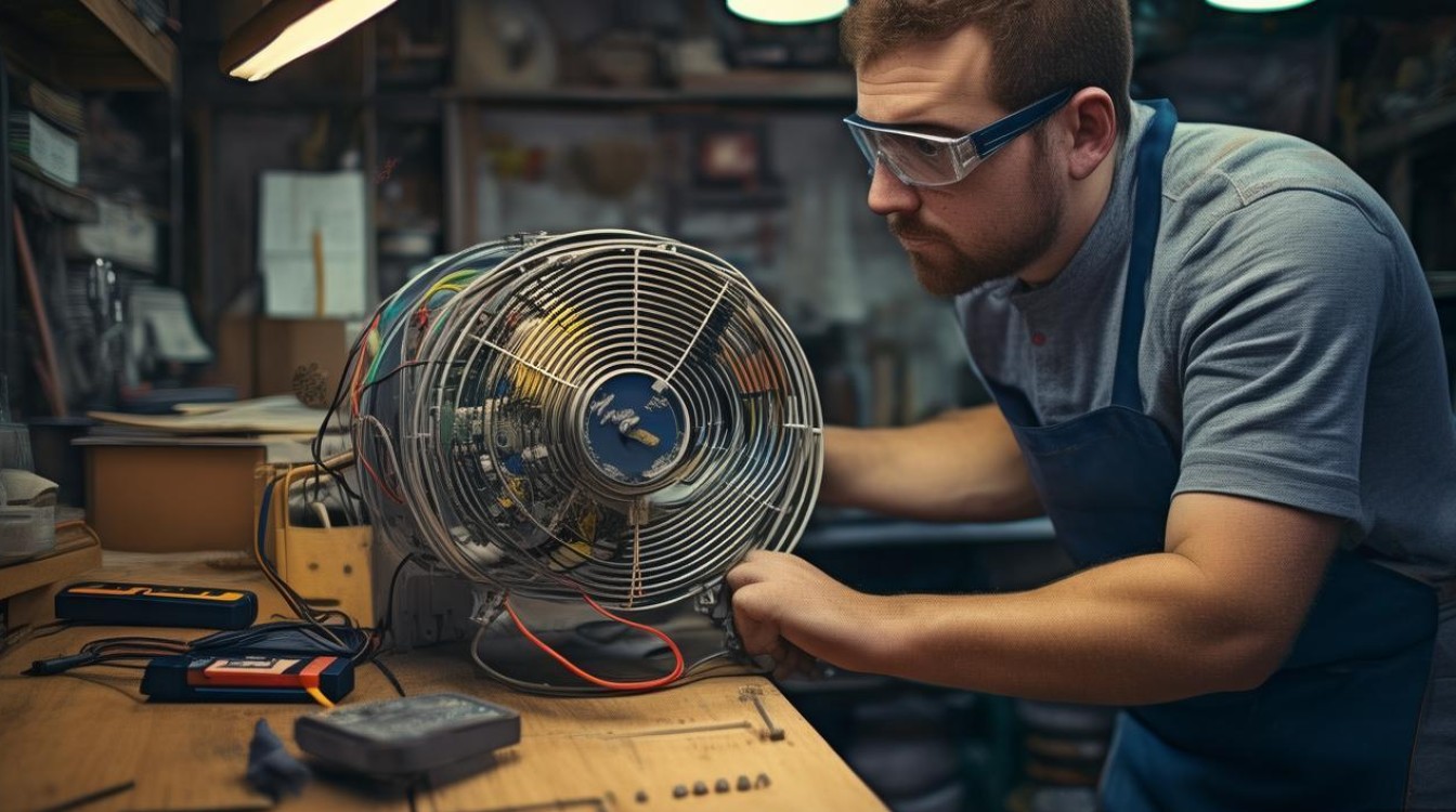 电风扇只响不转圈怎么修