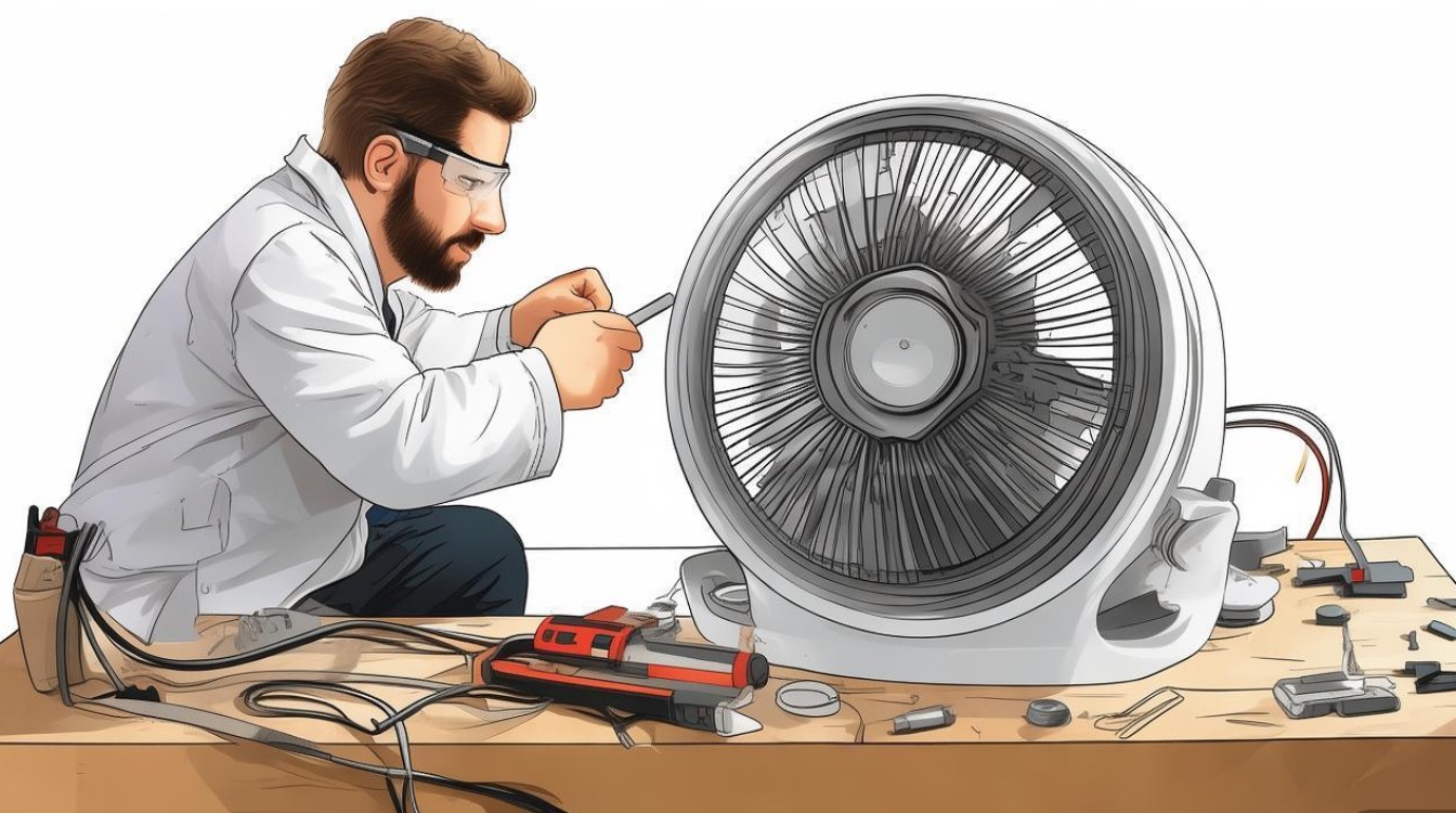 有夹子的风扇怎么修