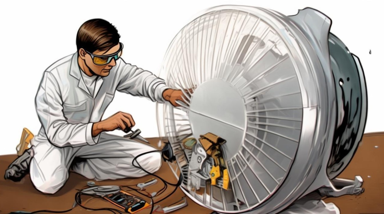 有夹子的风扇怎么修