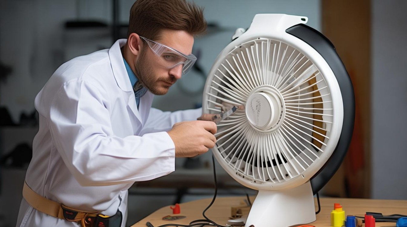 有夹子的风扇怎么修