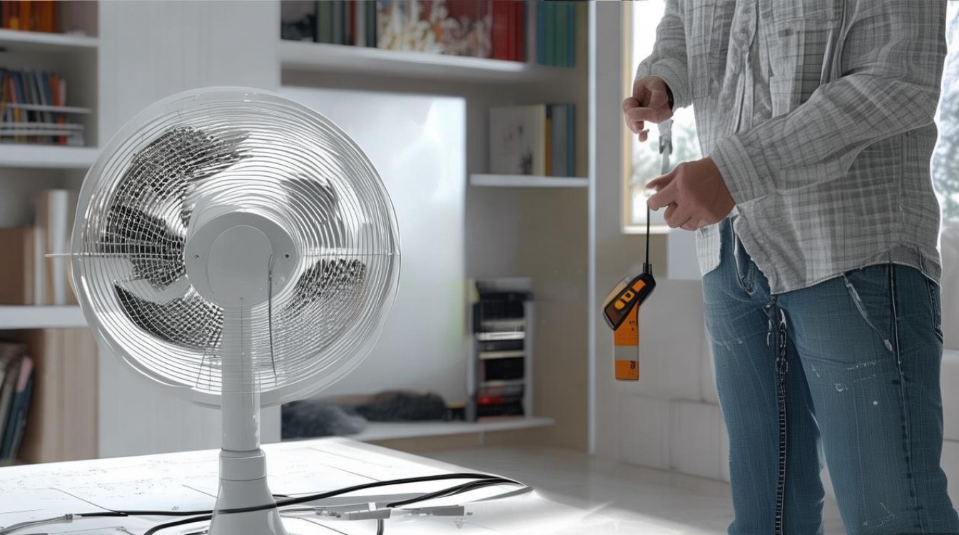 风扇正开着就停了怎么修