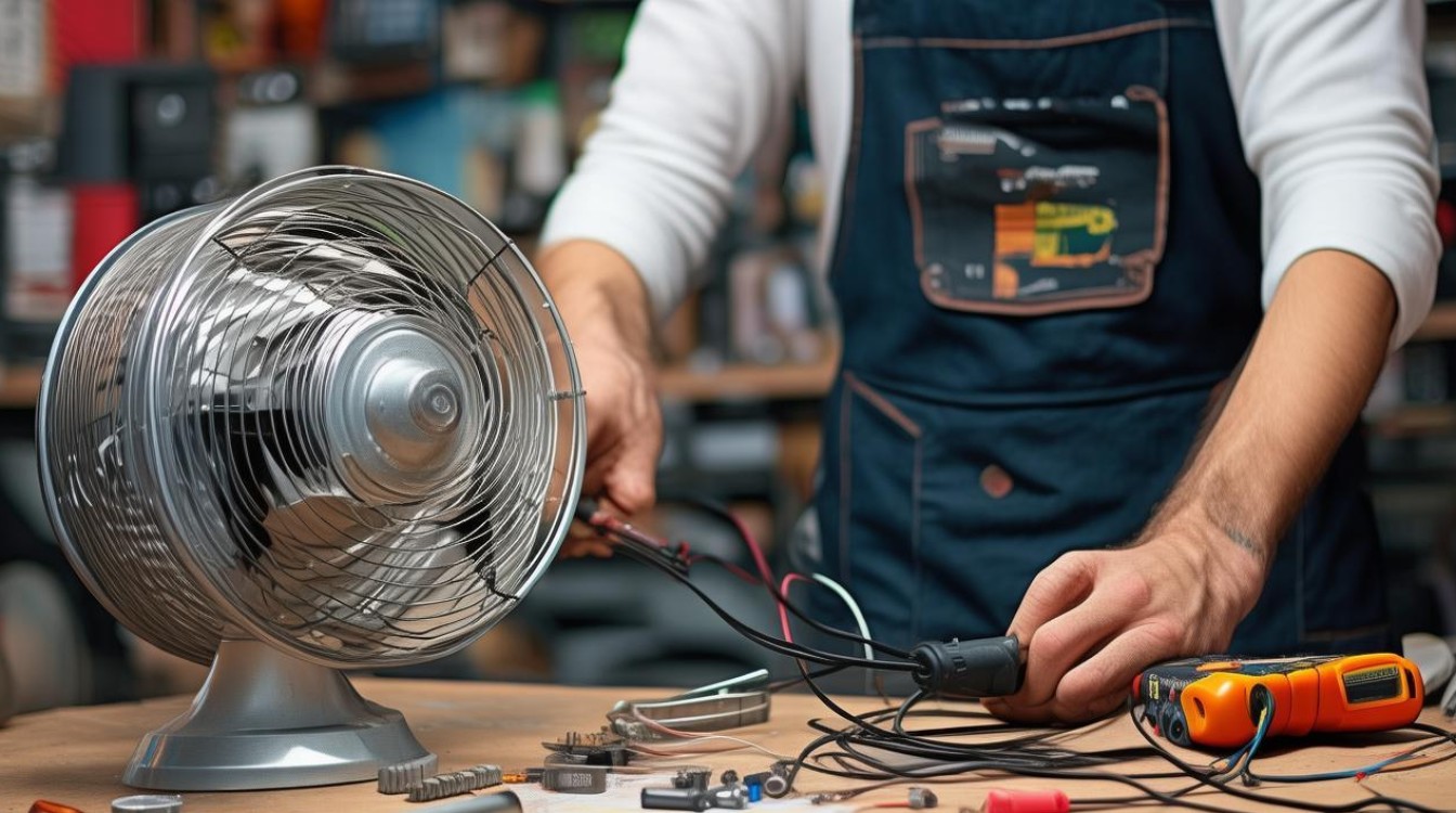 手动风扇头不转了怎么修