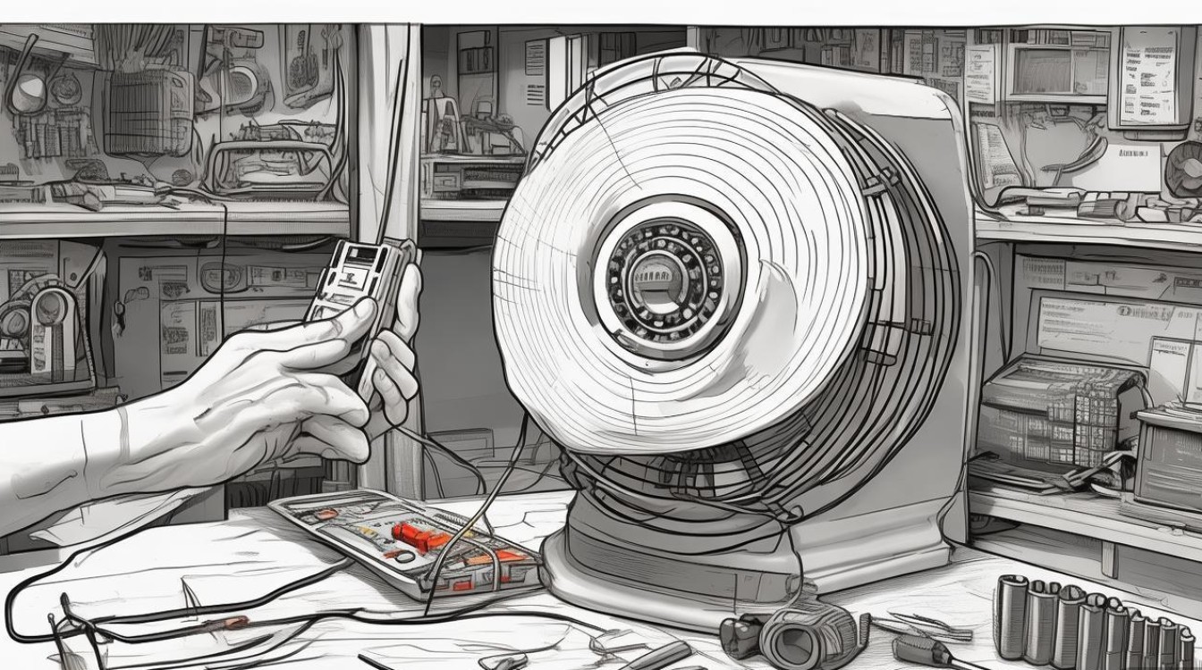 手动风扇头不转了怎么修