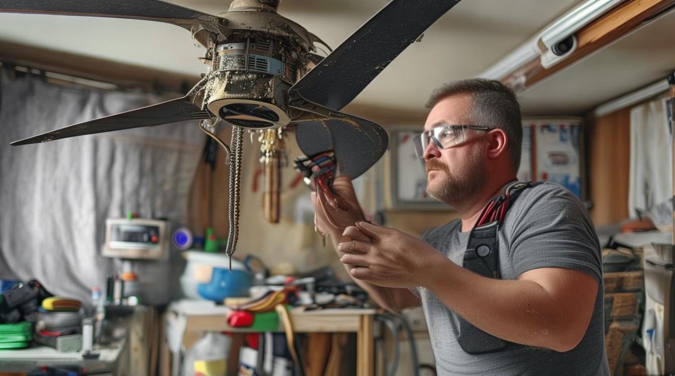 悬吊风扇怎么修