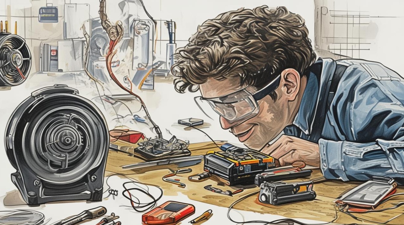 风扇的电机不转啦怎么修