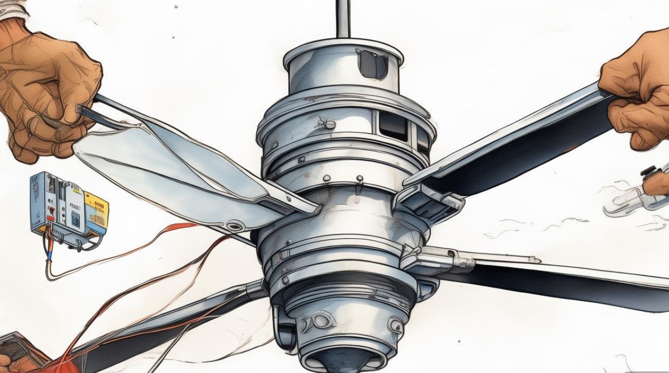 风扇按一下转一下怎么修
