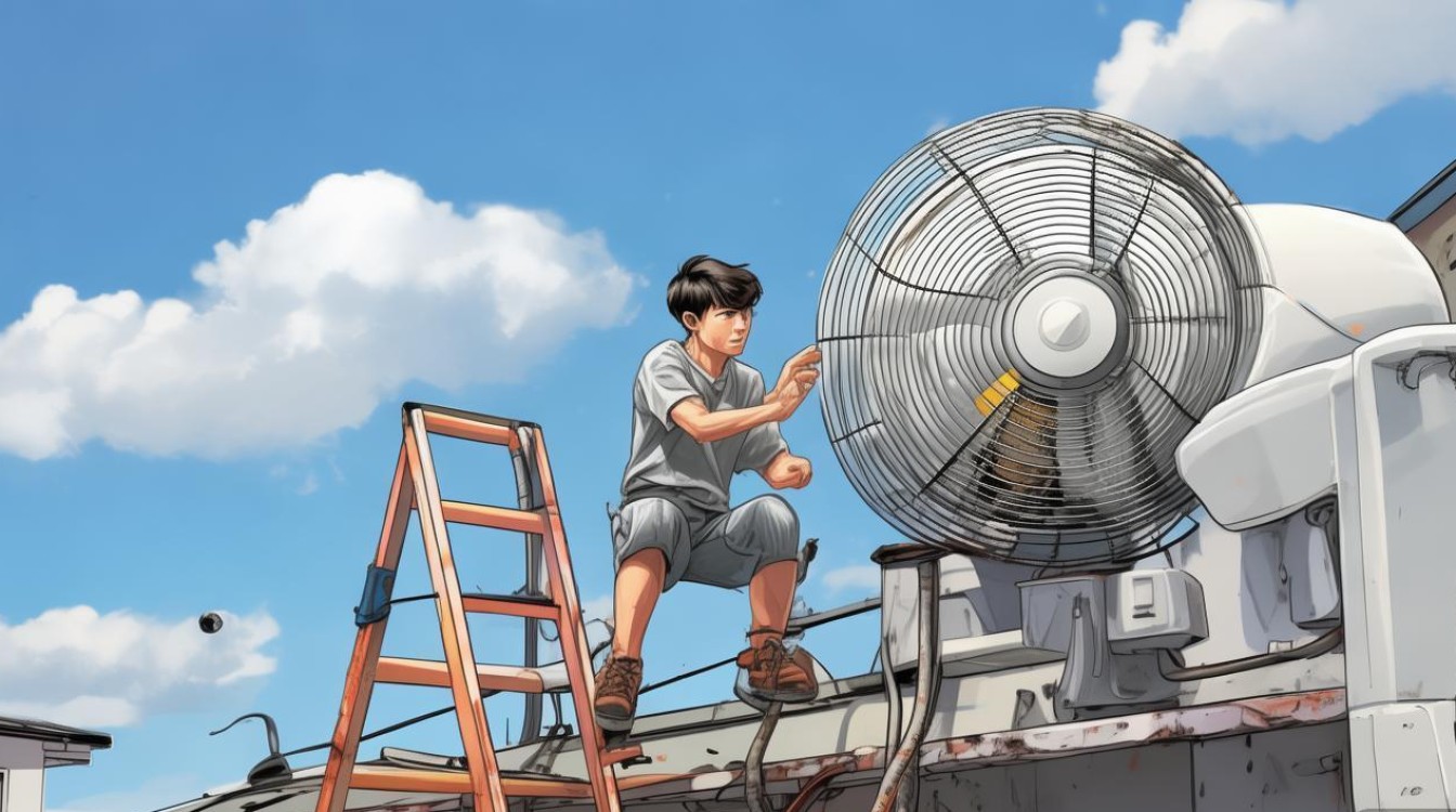 楼顶电风扇不转了怎么修