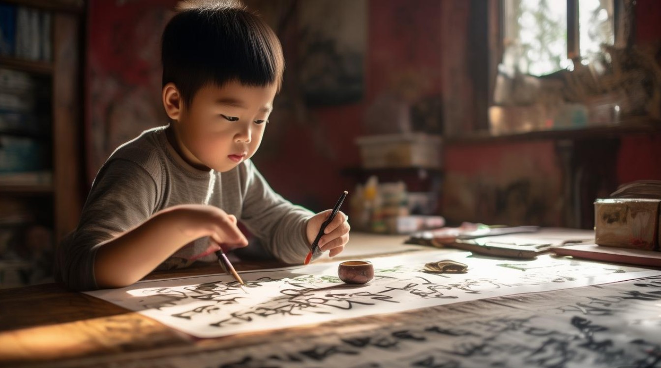 孩子在家怎么学习书法
