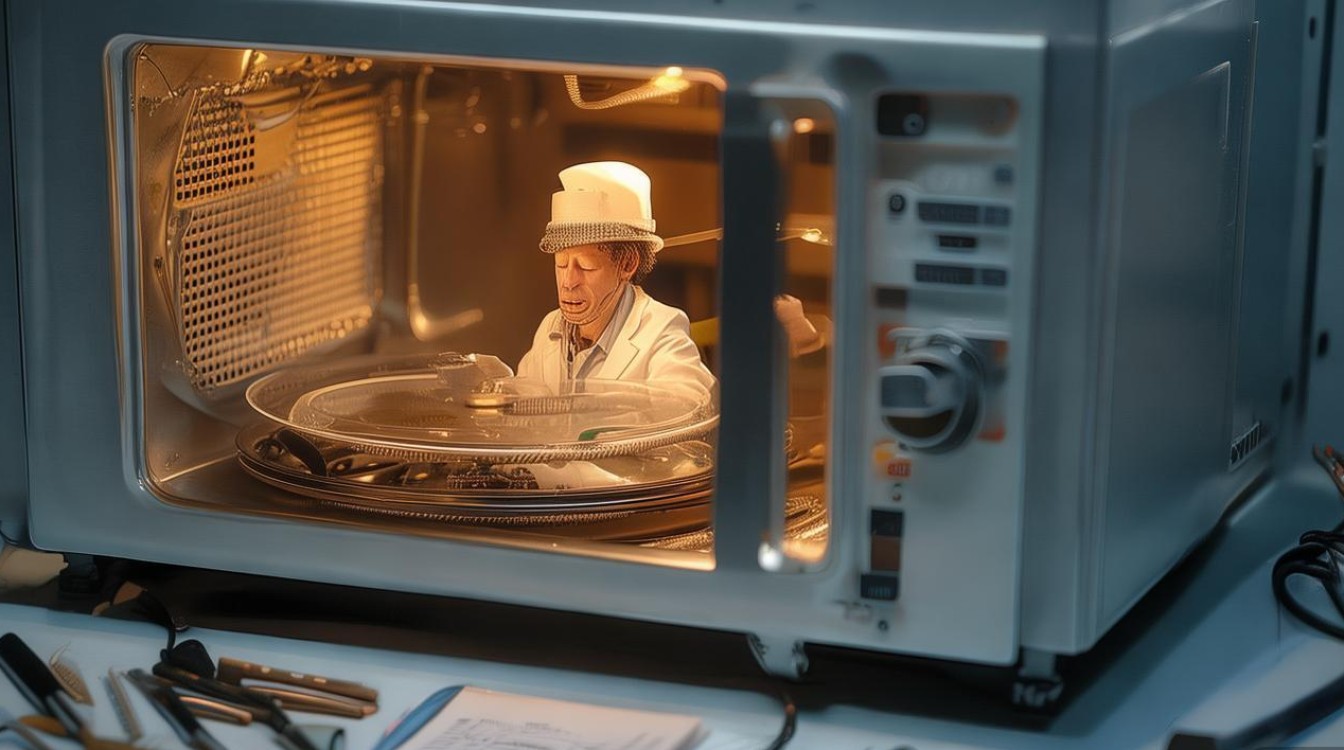 微波炉轮子转出了怎么修