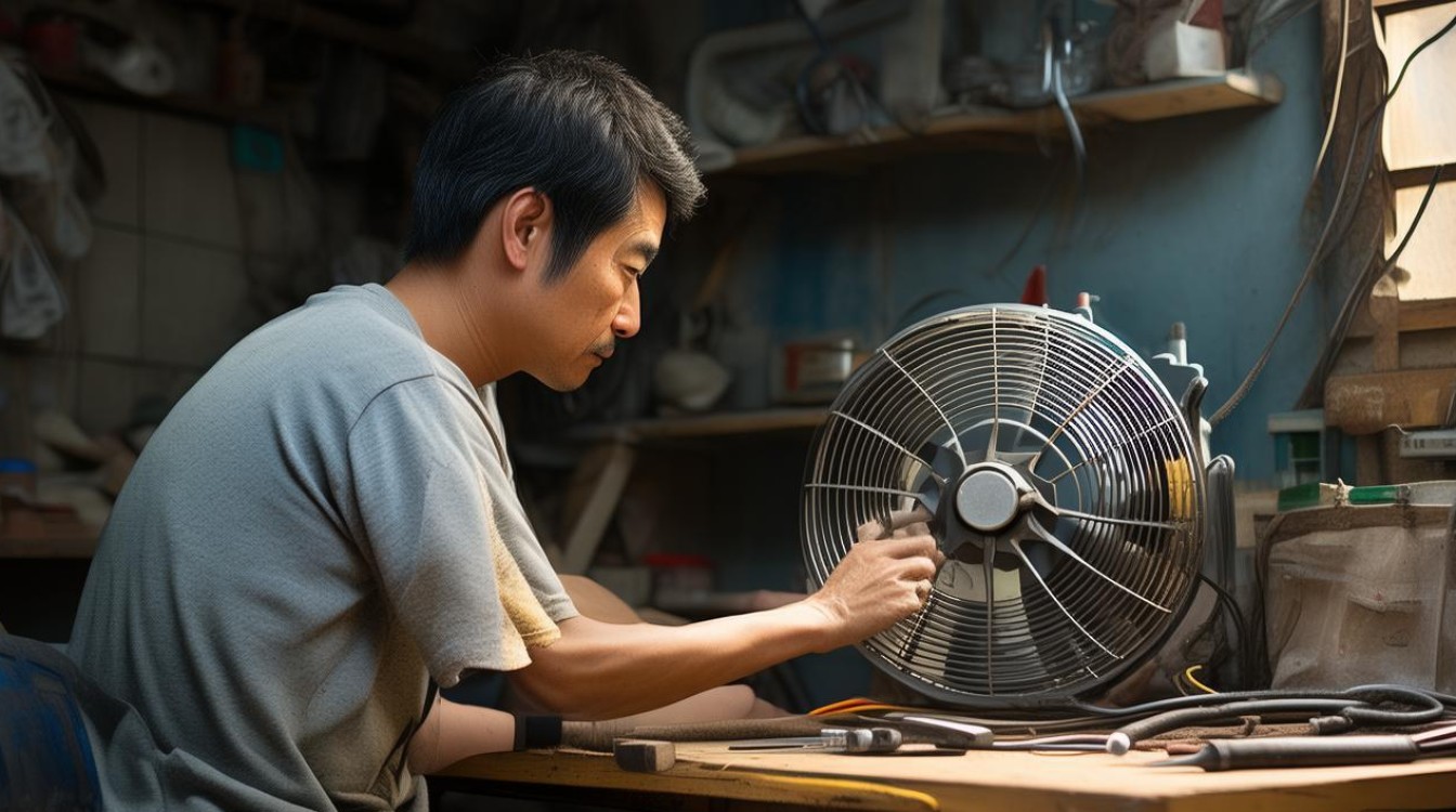 背的小风扇怎么修