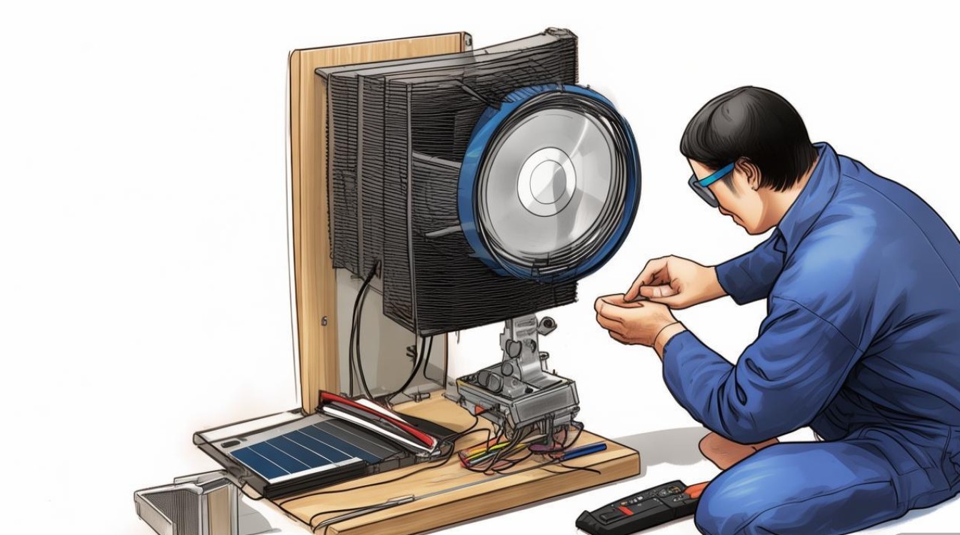 太阳能风扇风扇怎么修