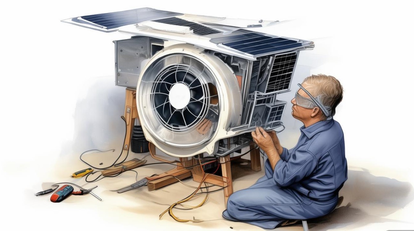 太阳能风扇风扇怎么修