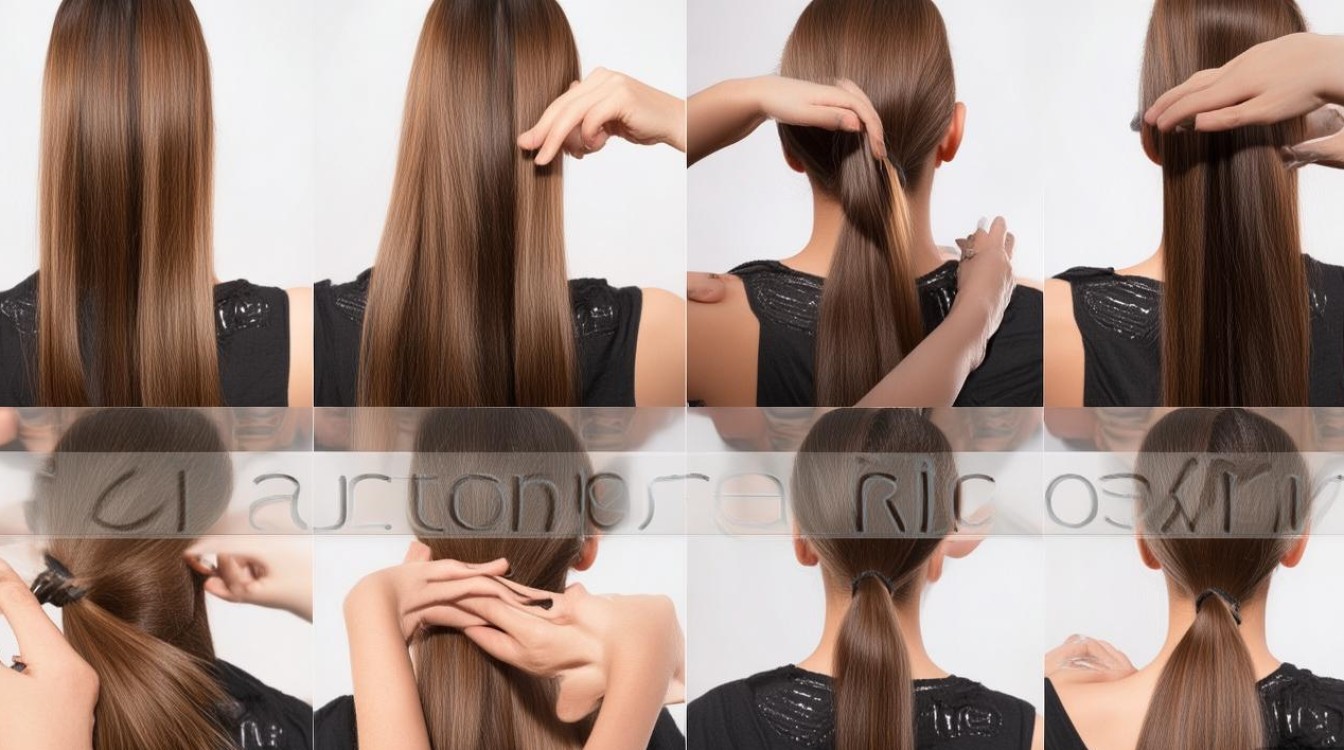 怎么学习梳马尾辫