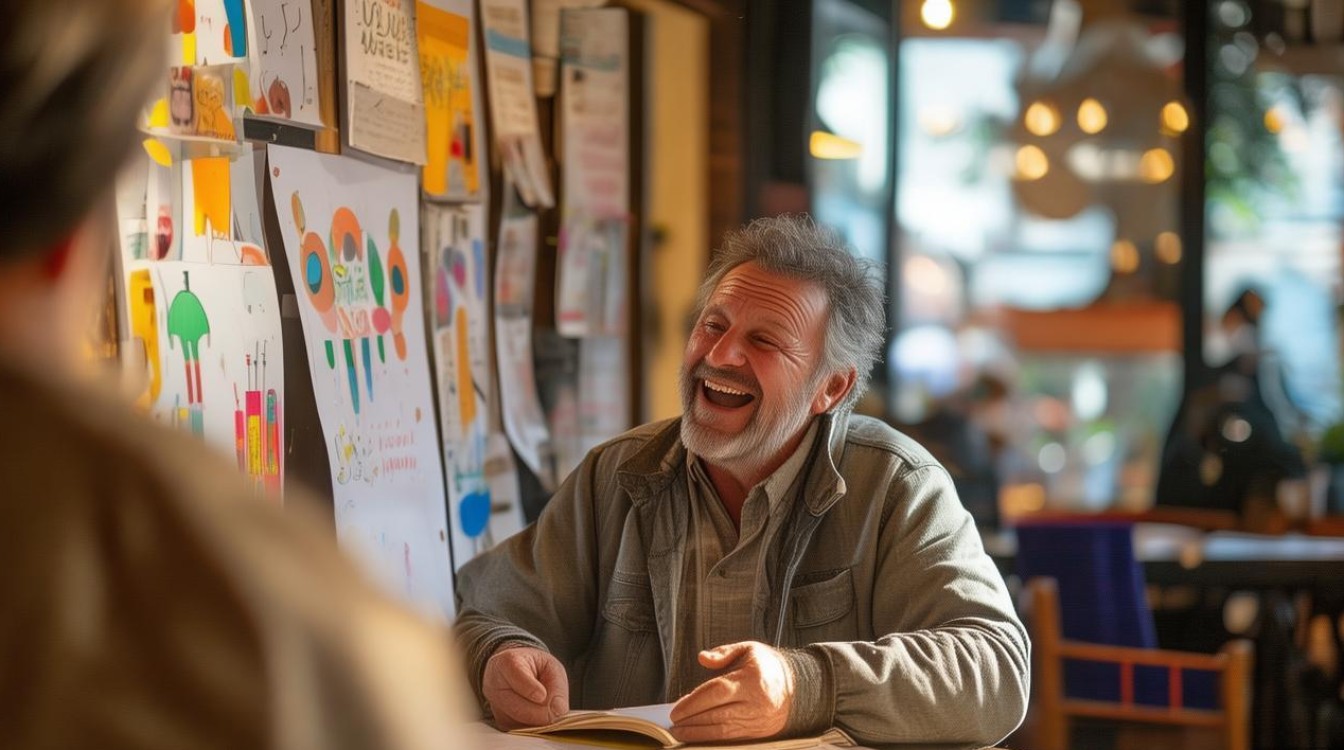 大叔去学习怎么鼓励