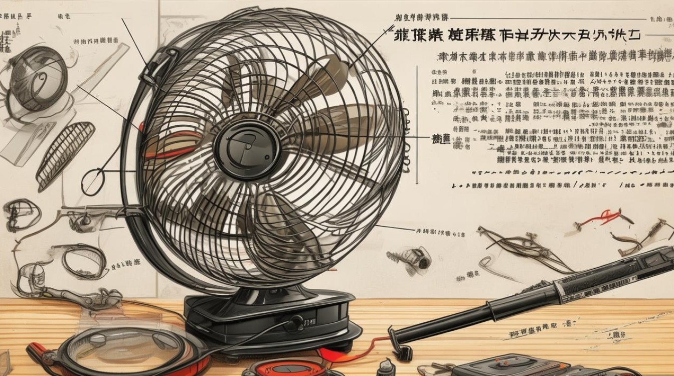 台式小风扇不转了怎么修